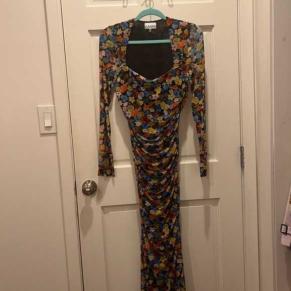 Ganni mesh bodycon dress - Picture 3 of 4